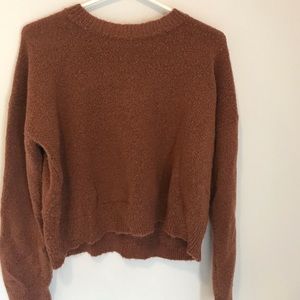Forever 21 Orange-Brownish Fuzzy Sweater!!